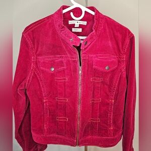 Tommy Hilfiger Women's Pink Corduroy Jacket